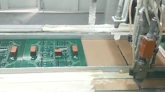 PCB整板涂覆机喷涂视频演示
