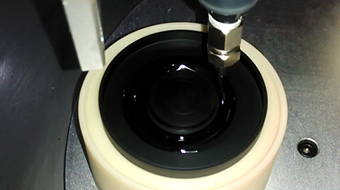Filter cover three turntable glue machine video demonstration