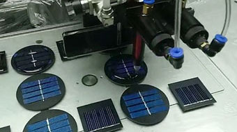 Solar panel dispenser visual dispensing video demonstration